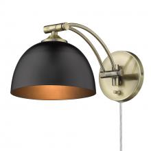  3688-A1W AB-BLK - Rey Articulating 1 Light Wall Sconce